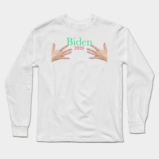 Jennifer aniston biden 2020 Long Sleeve T-Shirt